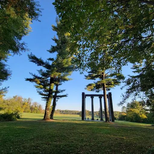 Colonnade and Gravesite