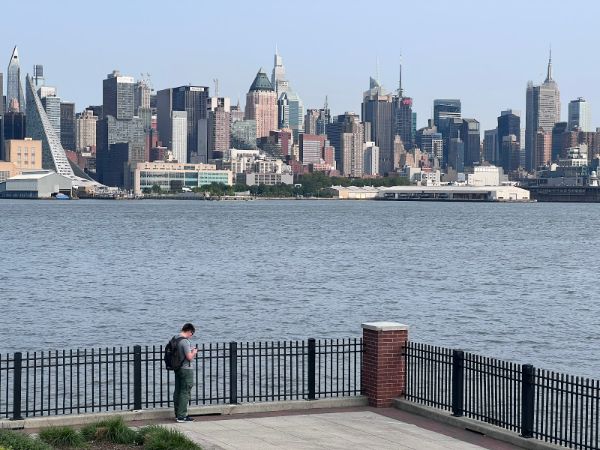Riverwalk view of NYC