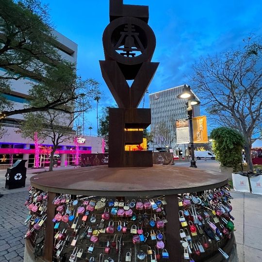 On Main St. “Love” sign