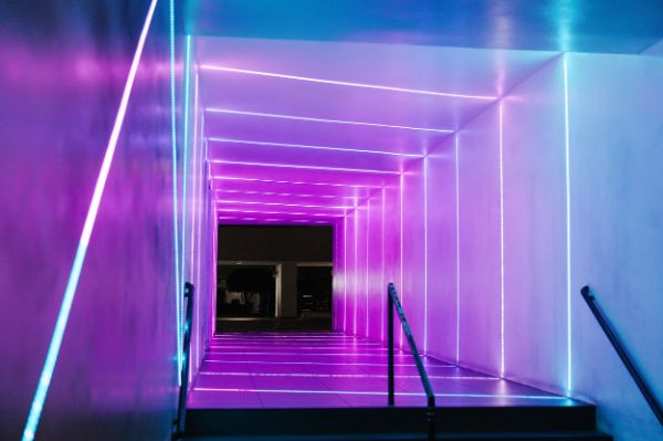 Neon Lights Tunnel @ Weller Court