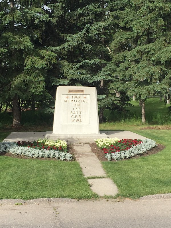 137 Battalion Memorial for WW1