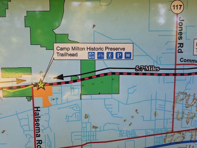 Camp Milton Historic Preserve Trailhead