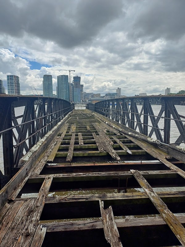 North Woolwich railway pier