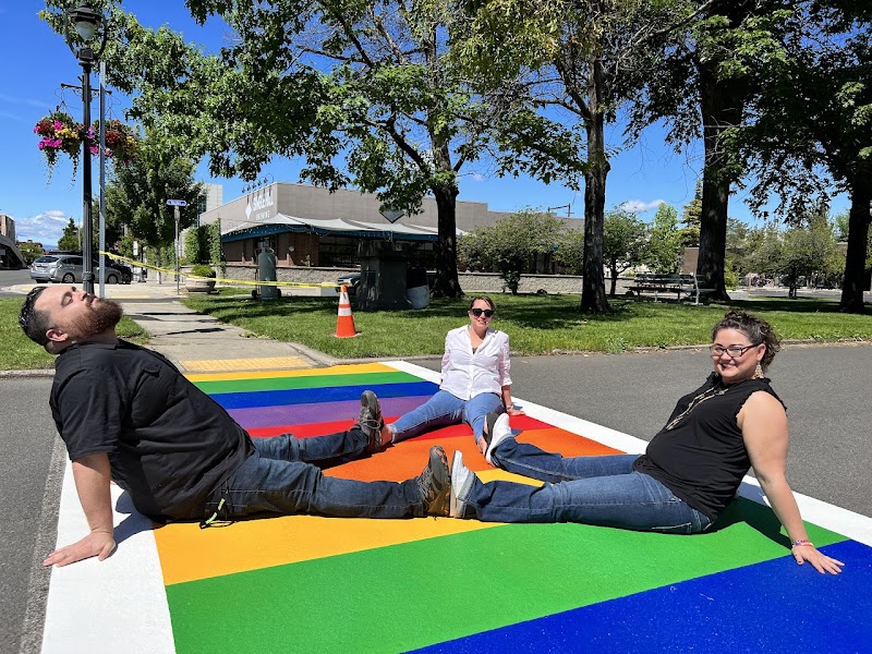 Yakima Pride Rainbow Community Crosswalk