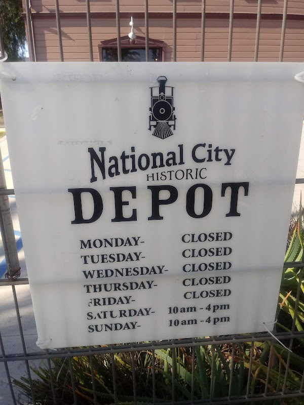 National City Historic Railcar Plaza