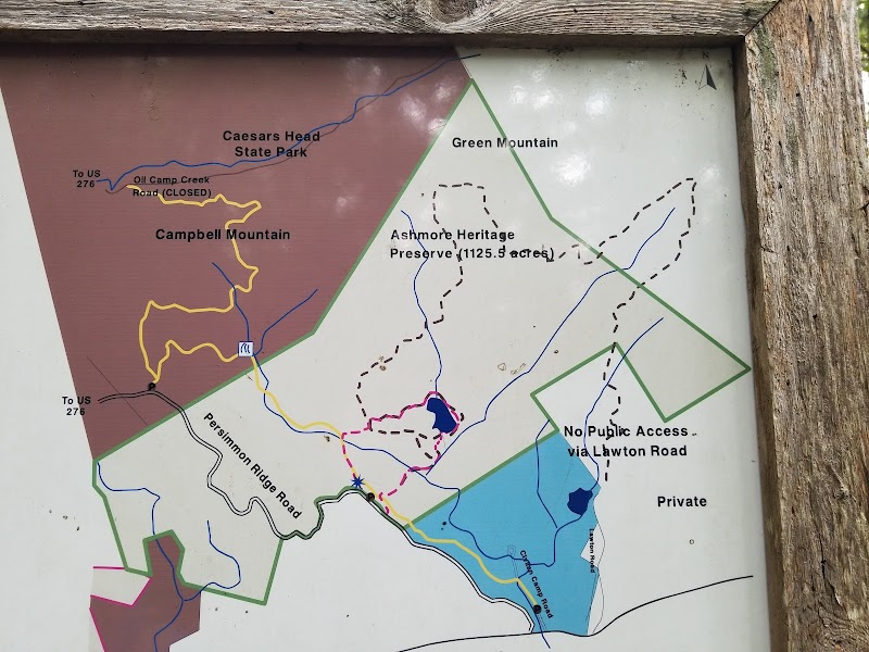 Ashmore Heritage Preserve Trail (Chandler Rock)