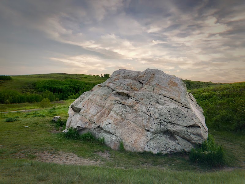 Glacial Erratic At Nose Hill