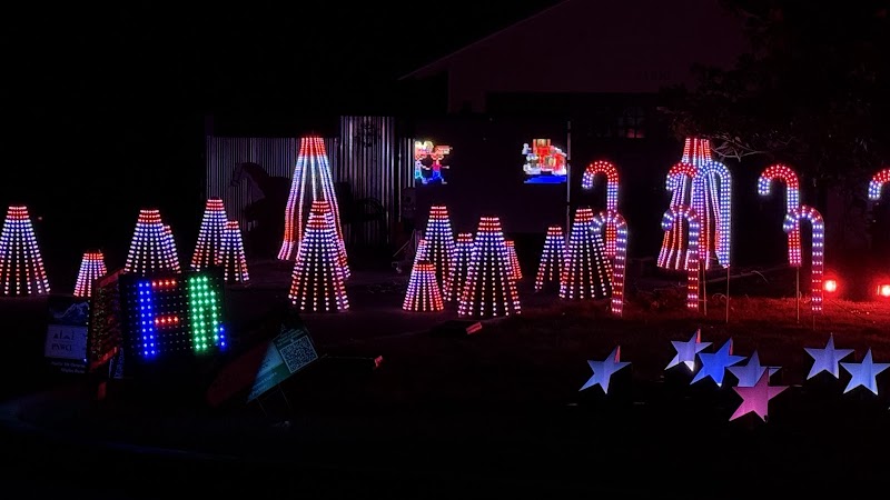 Christmas lights on 96th St