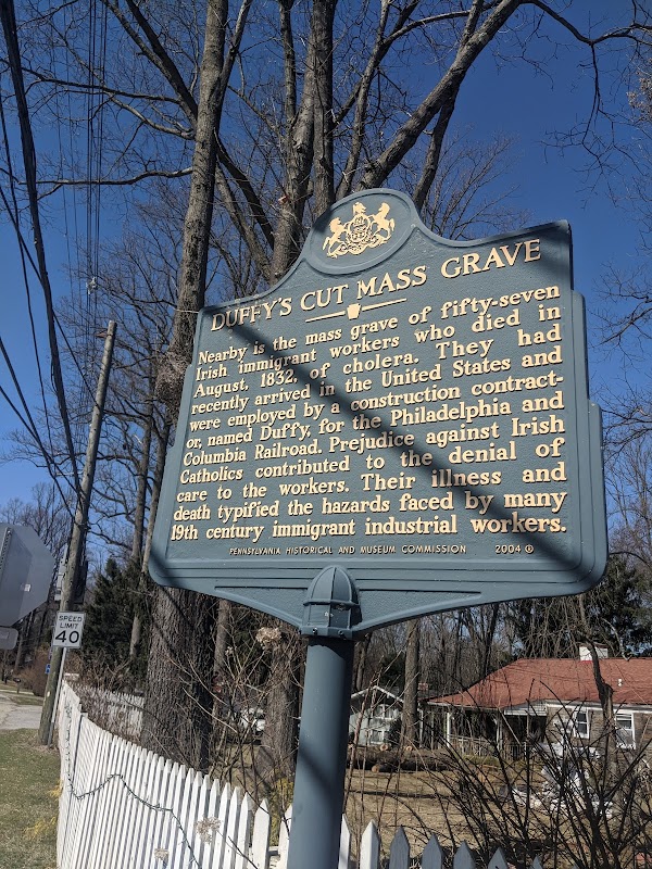 Duffy's Cut Roadside Marker