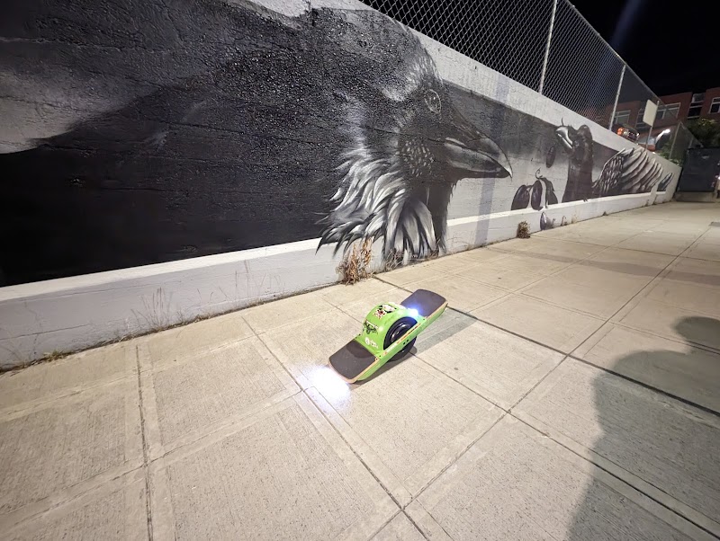 "The Crow's"graffiti mural