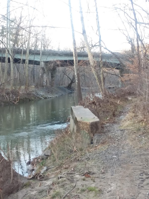 Old Bustleton Pike bridge remains.
