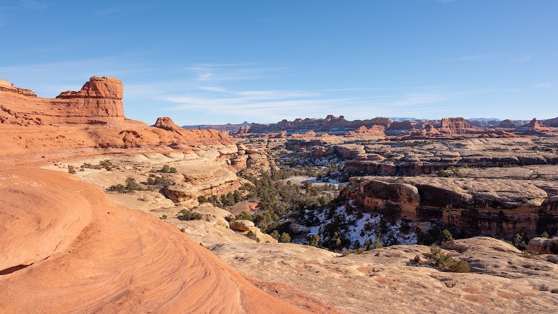 Salt Flat Trailhead wooden Shoe Arch Trailhead
