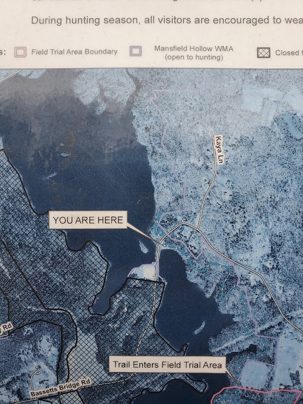 Parking Lot - Mansfield Hollow Field Trial & Wildlife Management* & Nipmuck Lower East End of trail