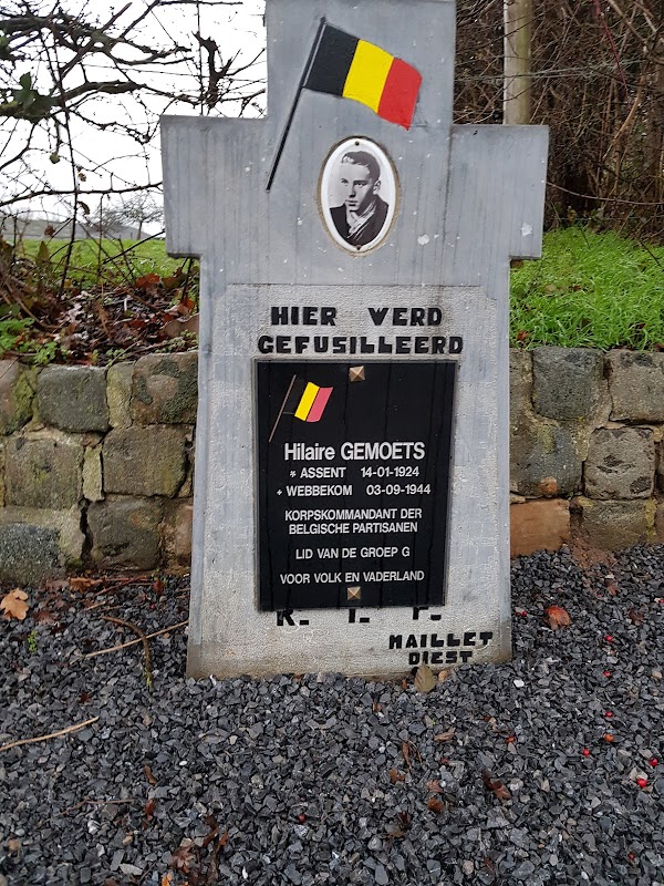 Graf van de gefusilleerde partisaan