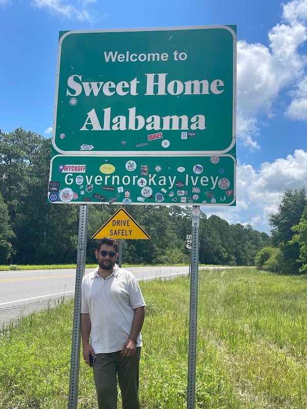 Alabama Welcome Sign