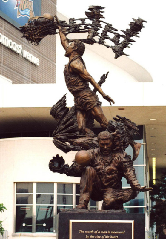 Wilt Chamberlain Statue