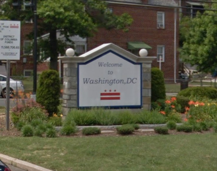 Welcome to Washington, DC Sign
