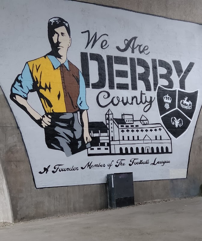The Derby County mural (Steve Bloomer)