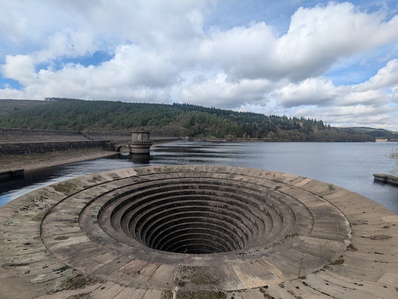 Ladybower Reservoir shaft spillway