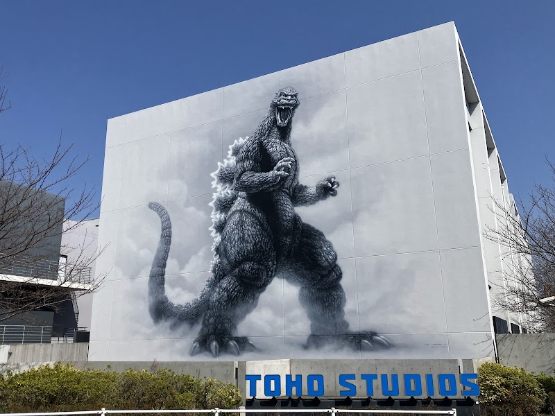 ゴジラの壁画