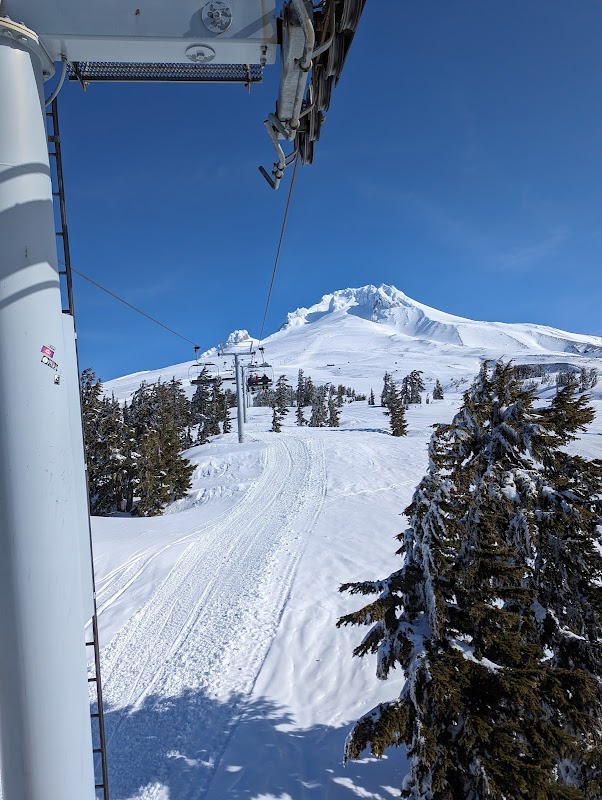 Timberline Ski Lift Middle Line