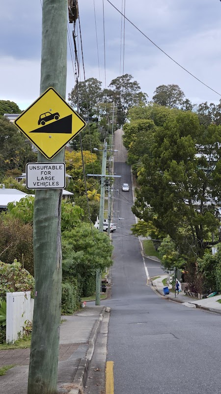 Steepest street in Brisbane