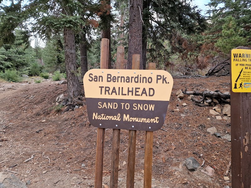 Parking spot for San Bernardino Trail