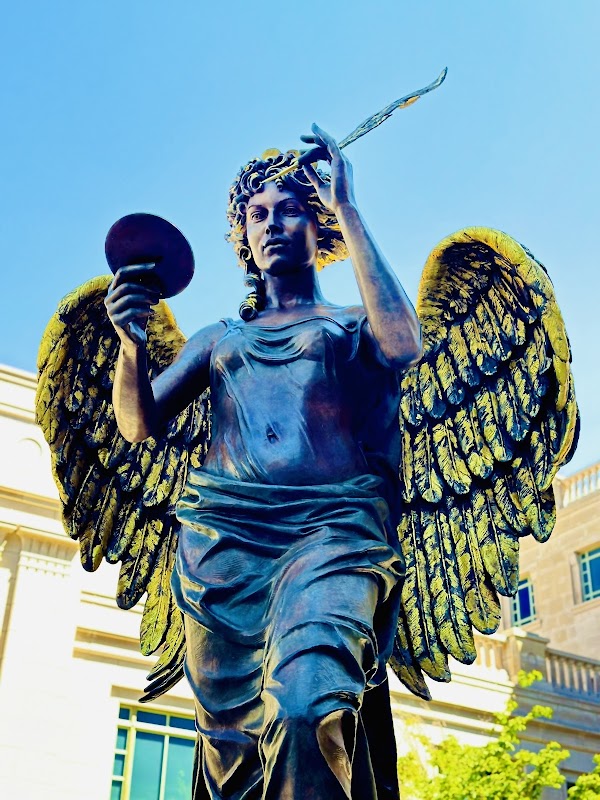 Recording Angel Statue