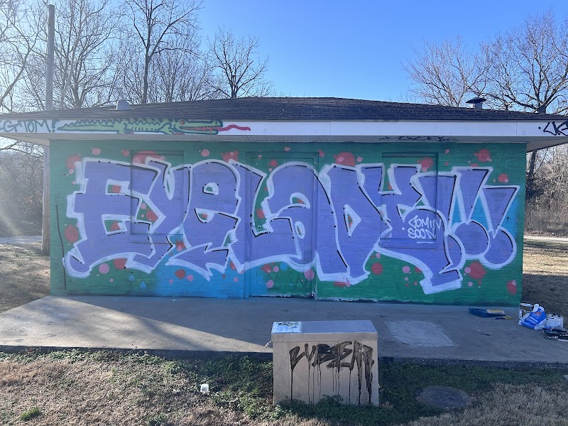 Community Art Wall at Poplar Street Pumphouse