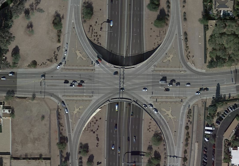 Scottsdale Cactus Freeway Art