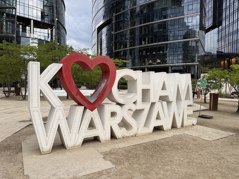 "I Love Warsaw" Sign