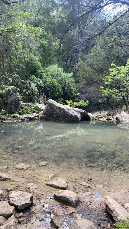 Emma long park parking lot and trail head