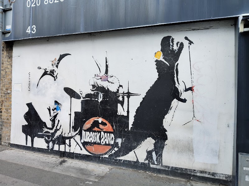 Jurassic band graffiti