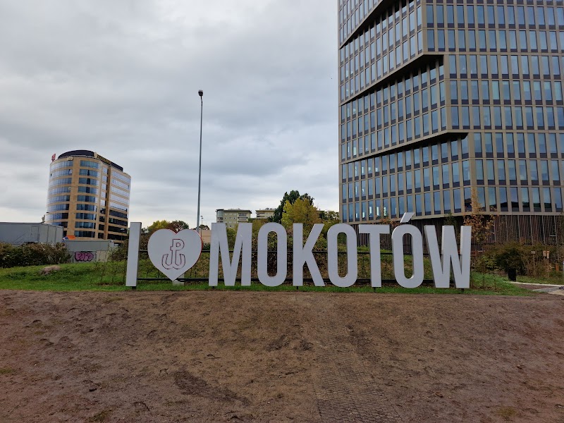 Neon I love Mokotów