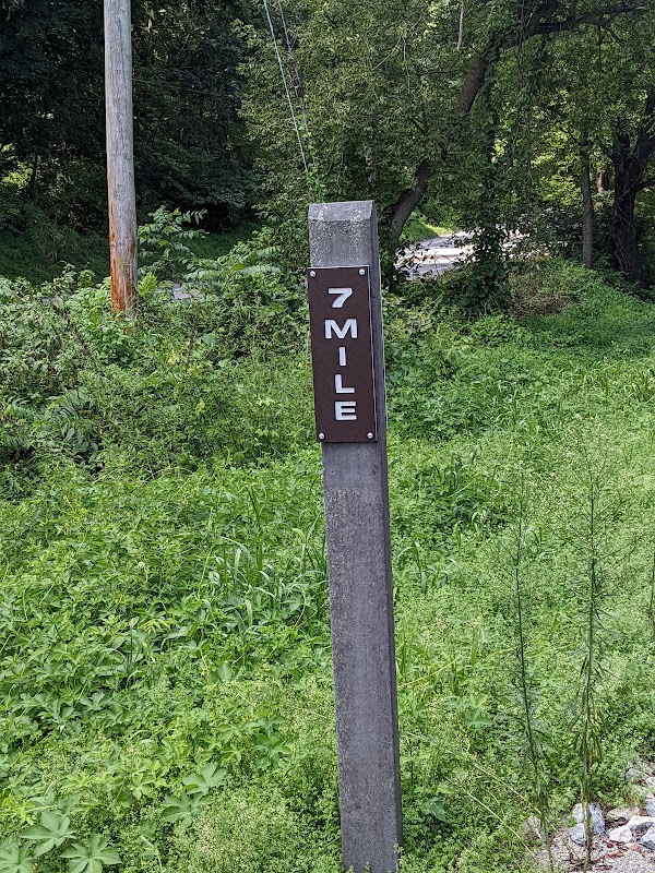 Heritage Rail Trail 7 Mile Marker