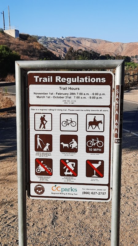 Santa Ana River Trail- mile marker twelve
