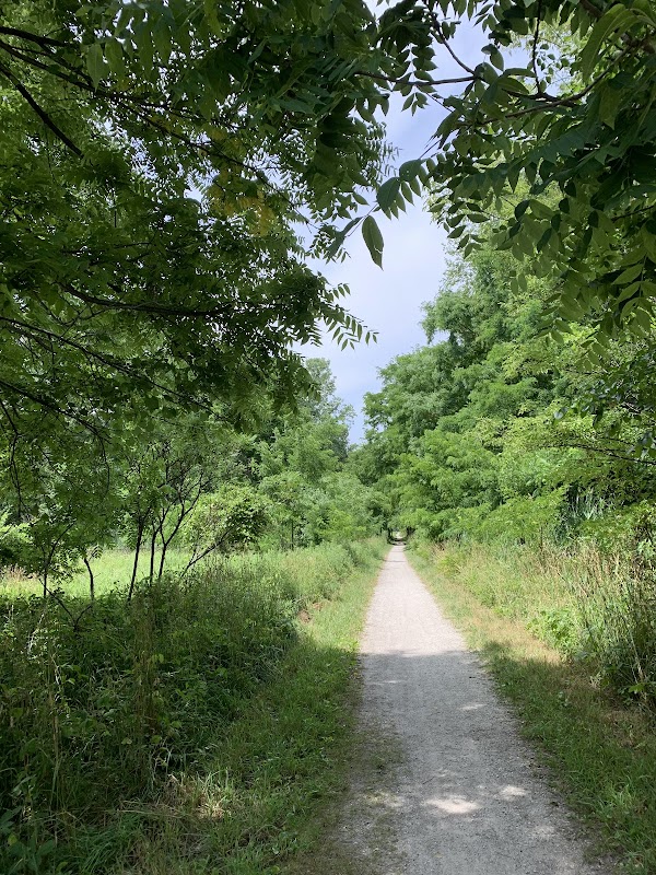 Ojibway Prairie Provincial Nature Reserve Parking lot and trail head