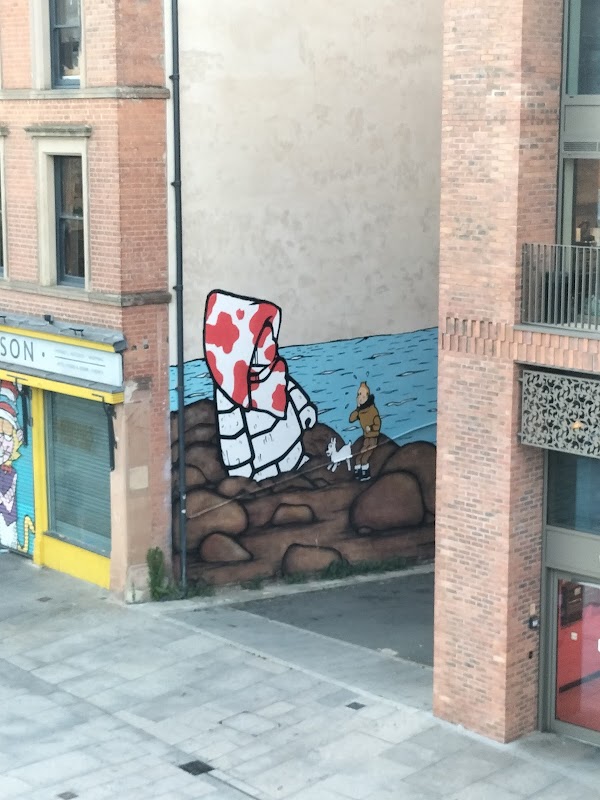 Tintin Mural
