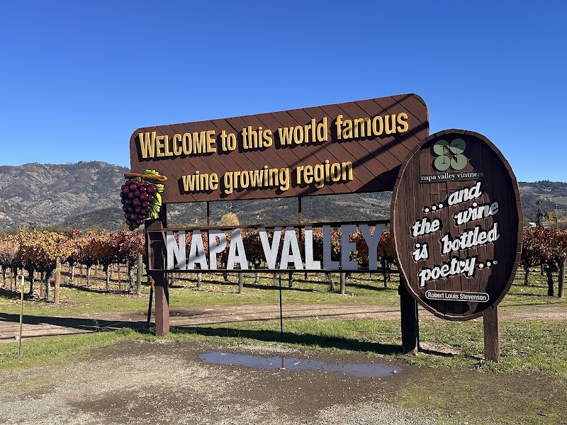 Welcome to Napa Valley Sign (North)