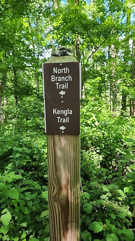 Junction of Kengla and North Branch Trails