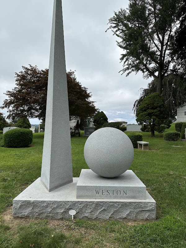 Rev. Dr. M. Moran Weston II, Trylon and Perisphere Tombstone