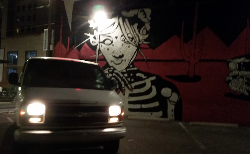 Skeleton Girl Mural