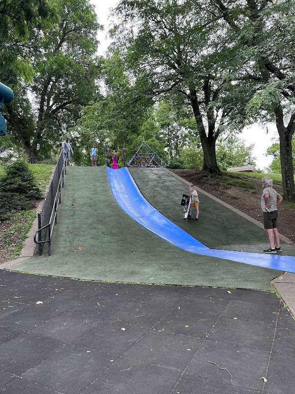 Blue Slide Playground