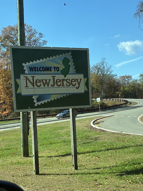 Welcome To New Jersey Sign