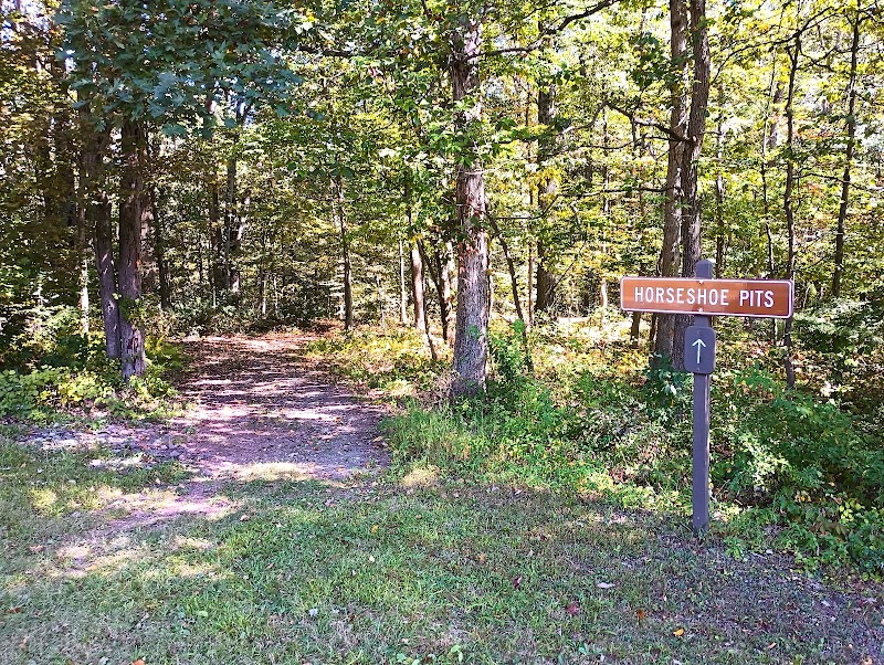 French Creek SP Campground Horseshoe Pit
