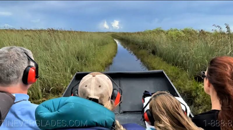 Airboat in Everglades