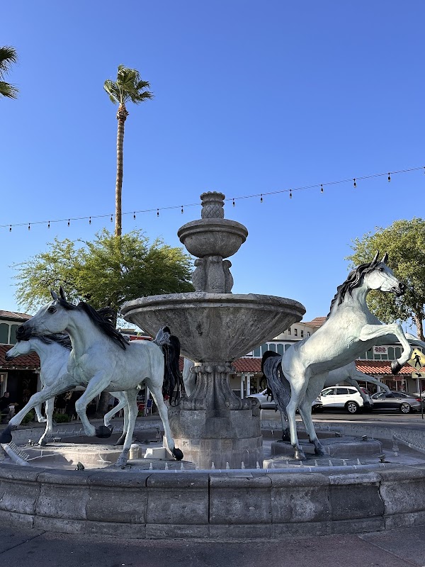 Bronze Horse Fountain by Bob Parks