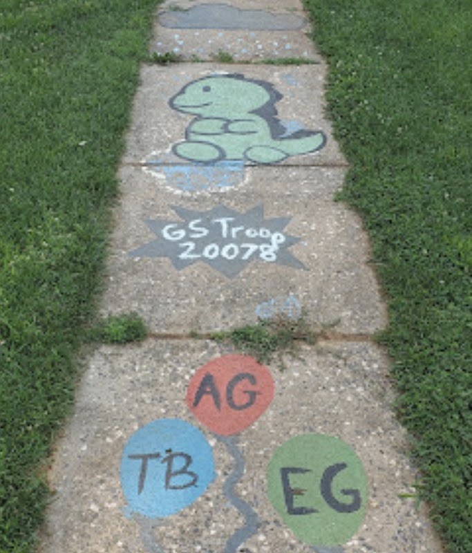 Sidewalk Art at Yorktown Park