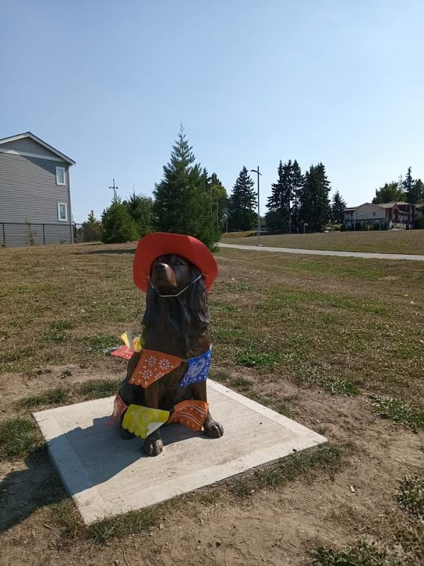 Katie the Dog sculpture by Georgia Gerber