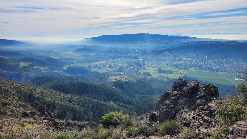 Hood Mountain Regional Park parking lot